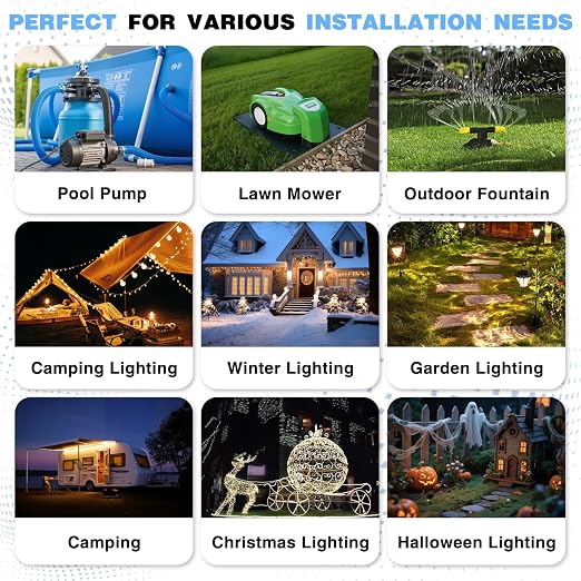3 Pack Outdoor Extension Cord Cover Waterproof, Cord Box - Image 9
