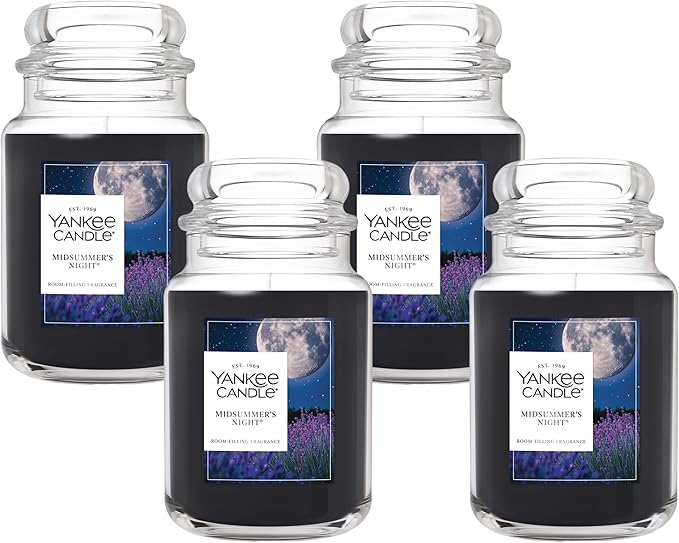 Yankee Candle Mid Summer's Night, Scented Candle, 22oz Large Jar by Unknown