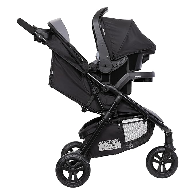 Baby Trend Passport® Seasons All-Terrain Stroller Travel System with EZ-Lift™ PLUS Infant Car Seat, Dash Grey