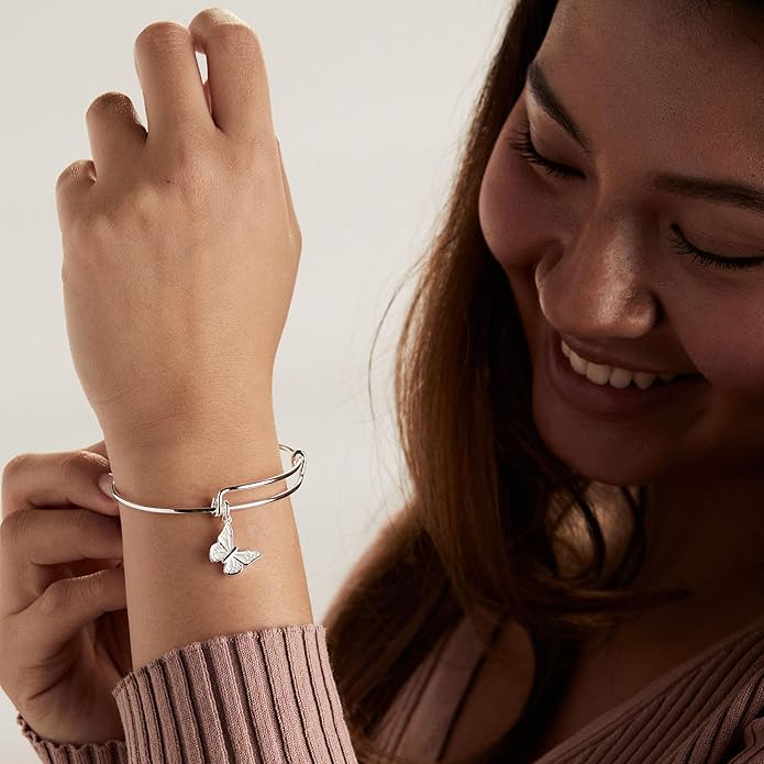 Alex and Ani Butterfly Bracelets