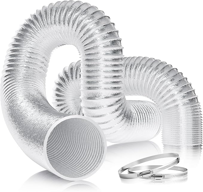VIVOSUN 8 Inch 8 Feet Flex Air Aluminum Ducting, Dryer Vent Hose by Unknown