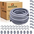 3/4 inch 150 Foot Liquid-Tight Conduit and Connector Kit, Flexible Non Metallic by Wocloer