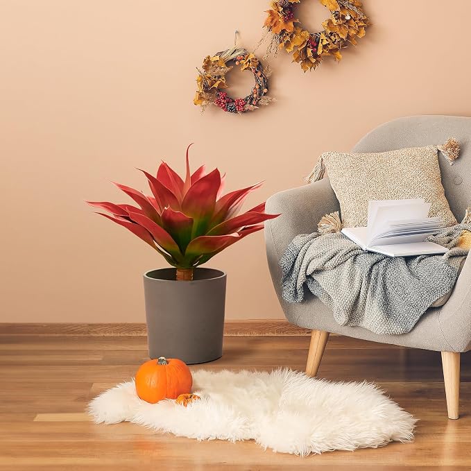 Velener Fall Fake Agave Artificial Plant, Unpotted Faux Agave Stems Plant - Image 9