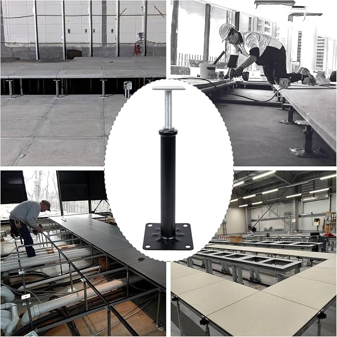 4-Pack House Floor Jacks, 16–20 Inch Adjustable Steel Posts, Suitable - Image 5