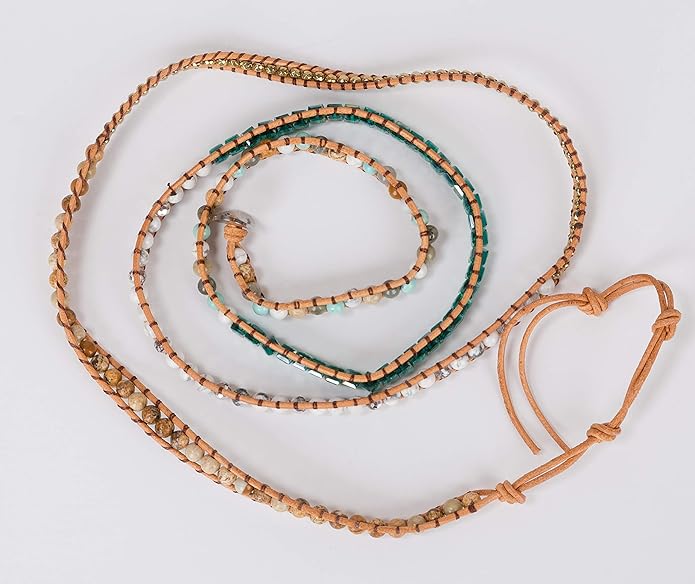 SPUNKYsoul New! Dazzling Handmade Leather Wrap Bracelet Collection
