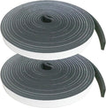 Weather Stripping Foam Tape 2 Rolls, Self Adhesive Door Seal by GuangTouL