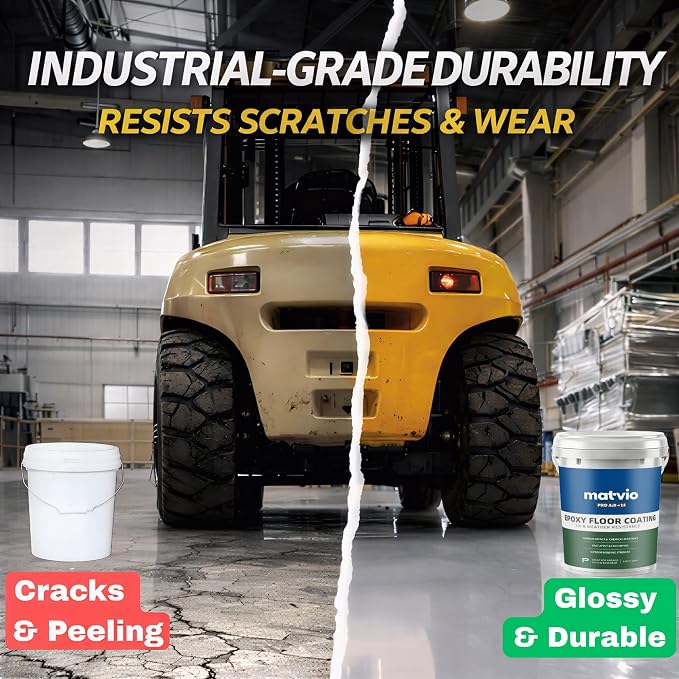 Two-Part Epoxy Floor Paint | 1.06 Gal | 4:1 Mix Ratio | Low VOC, Floor Coating - Image 3