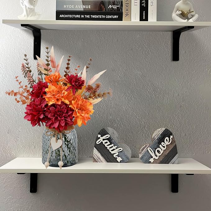 Fake Fall Flowers in Vase, Faux Flowers in Vase, Fall Floral Arrangement - Image 6