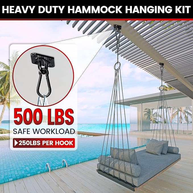 304 Stainless Steel Pad Eye Snap Hook, M5 Ceiling Hook 500Lb, Yoga Gym Equipment - Image 3