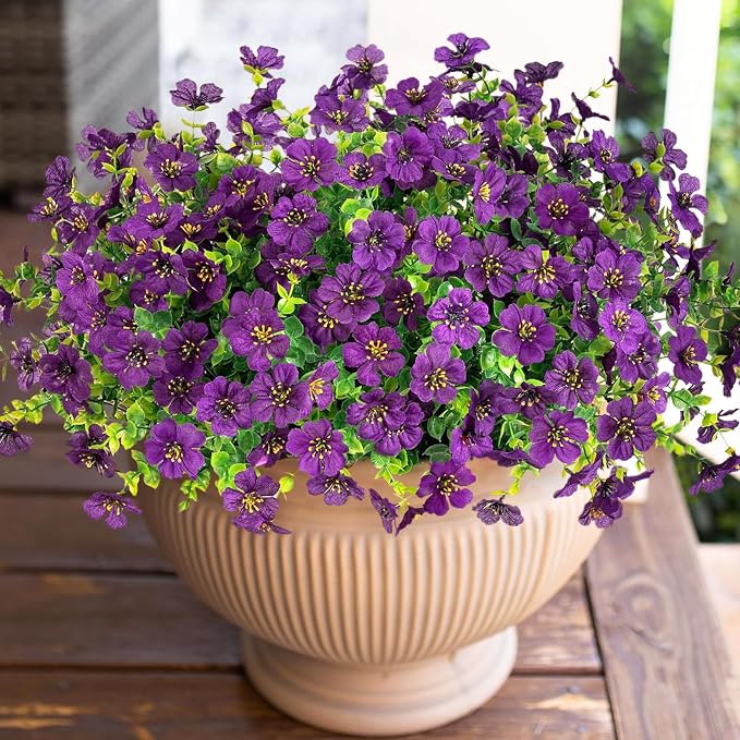 Artificial Flowers for Outdoor Indoor Garden Home Decoration, Faux Flower Daisy - Image 6