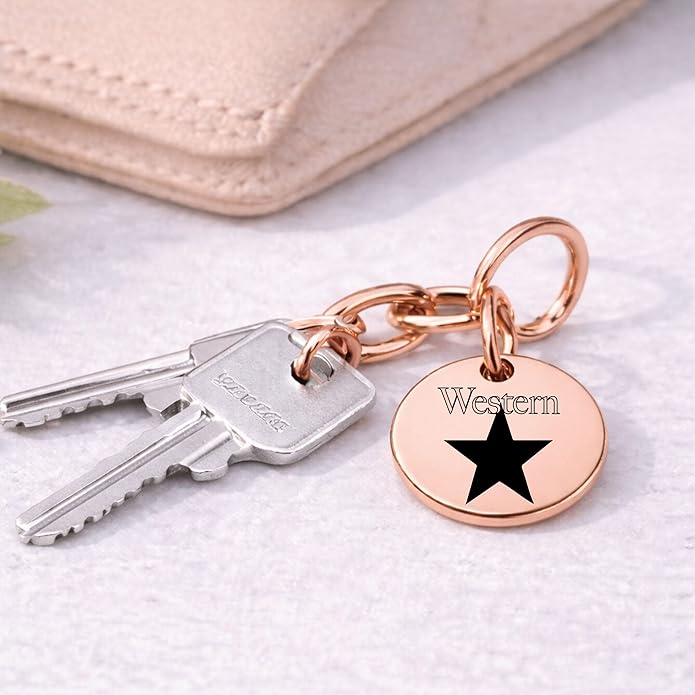 SM Design Western Charm Set of 4 – Stainless Steel Western Charms for Bracelets & Necklaces – Cowgirl, Ranch & Country Style Jewelry Charms – Western Gift for Women & Moms