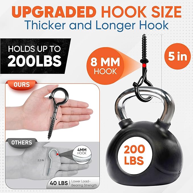 250Lbs 5’’ M8 Q-Hanger Hook - Image 3