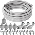 Yariwiz Flexible Electrical Conduit Liquid Tight PVC Conduit Kit by Yariwiz
