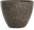 Lupo Tapered Indoor/Outdoor Planter, 32x24in River Stone by Cosapots