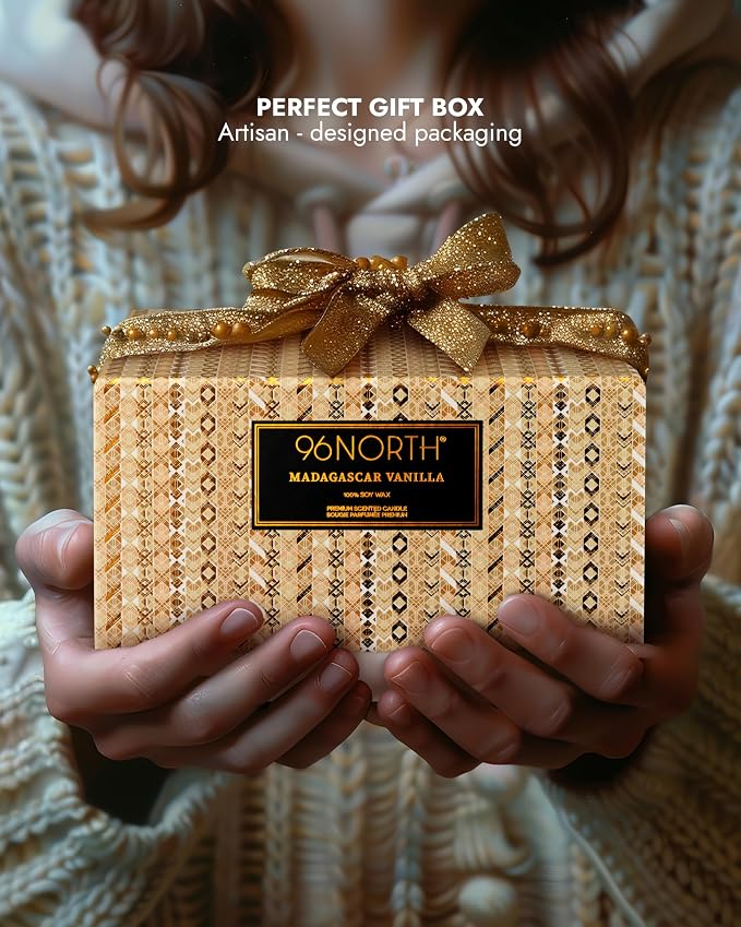 Luxury Vanilla Soy Candles | Large 3 Wick Jar Candle | Up to 50 Hours Burning - Image 6