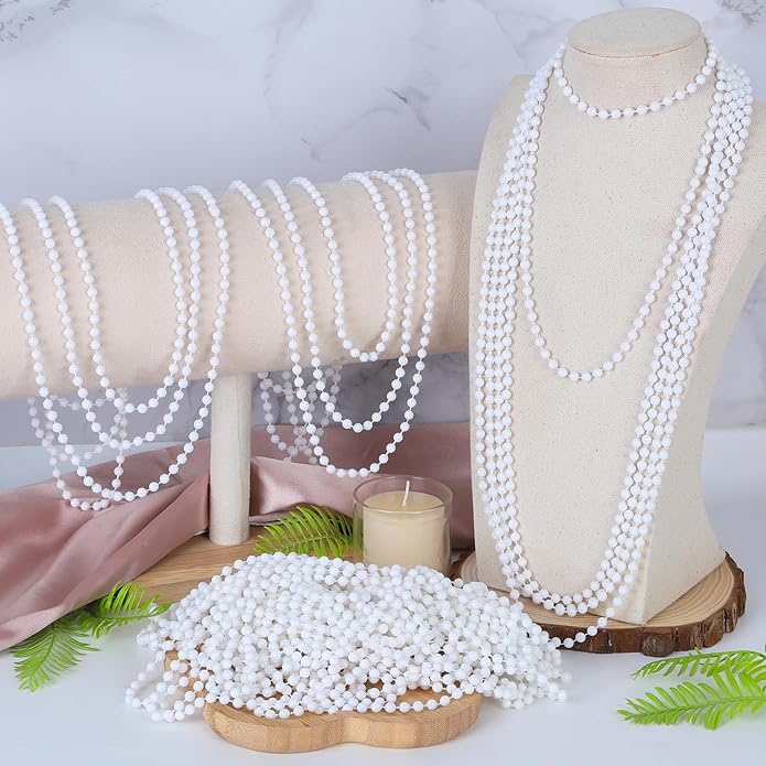300PCS Mardi Gras Beads Bulk, Mardi Gras Beads Necklace, Parade Throw Accessories Set Decorations Party Supplies