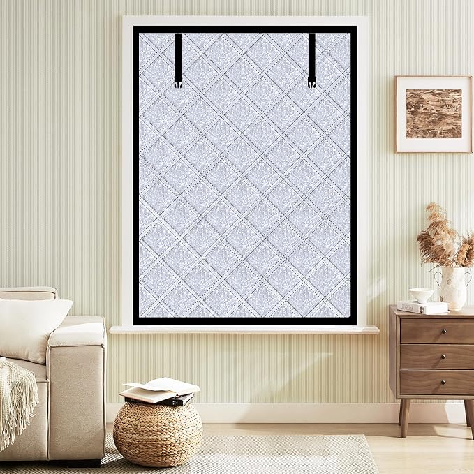Winter Insulated Window Curtain 39"x63", Oxford Cloth Thermal Insulated Window by Skloopearg