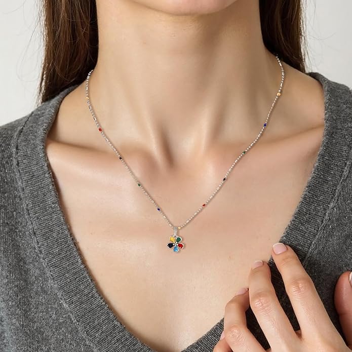 Snake Butterfly Necklace for Women Y2k Irregular Round Bead Pendant Women's Jewelry