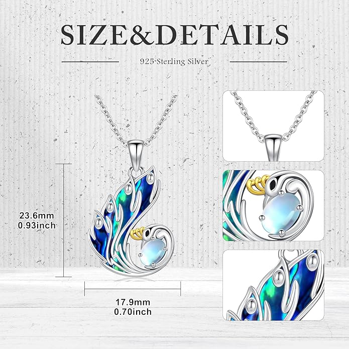 Animal Necklace for Women Necklace 925 Sterling Silver Cute Animal Pendant Necklaces Jewelry Gifts