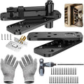 Hidden Door Hinge Pivot Hinge, 570LBS Load-Bearing Heavy Duty Pivot Door by Unknown