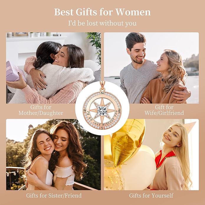 Birthday Gifts Ideas for Wife Anniversary Valentines Day Birthday Necklace Gift for Women