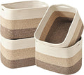 ICERZCZ Storage Baskets for Organizing & Shelves, Woven Cotton Rope by ICERZCZ