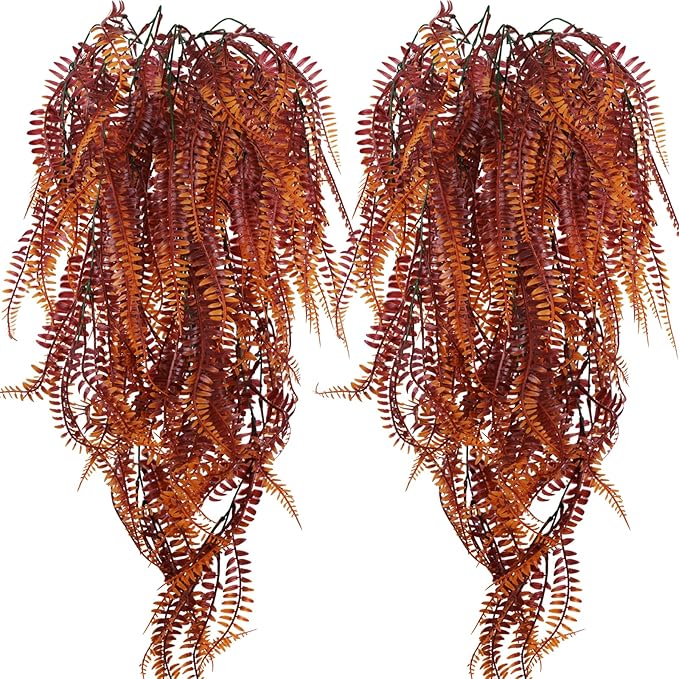 2-Pack Fake Hanging Plants, Faux Hanging Plant Artificial Greenery by Unknown