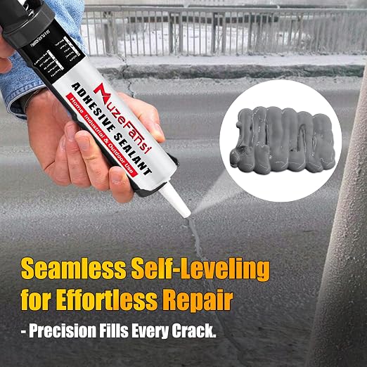 Cement Crack Filler, Concrete Crack Repair Sealant, Flexible Self-Leveling - Image 3
