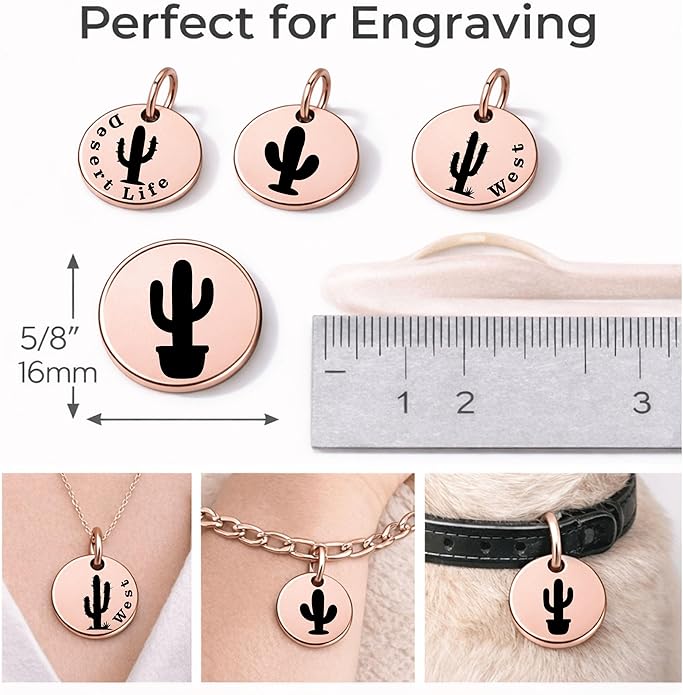 SM Design Western Charm Set of 4 – Stainless Steel Western Charms for Bracelets & Necklaces – Cowgirl, Ranch & Country Style Jewelry Charms – Western Gift for Women & Moms