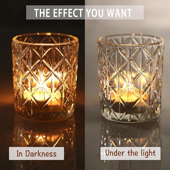 36 Pack Votive Candle Holders, DIY Wax Filling Tealight Candle Holders | - Image 5