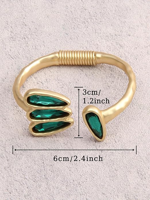 Gold Cuff Bracelet for Women Silver Beaded Bracelets Open Bangle Stackable Stretch Bead Bracelet Boho Jewelry Gifts for Wife Couple