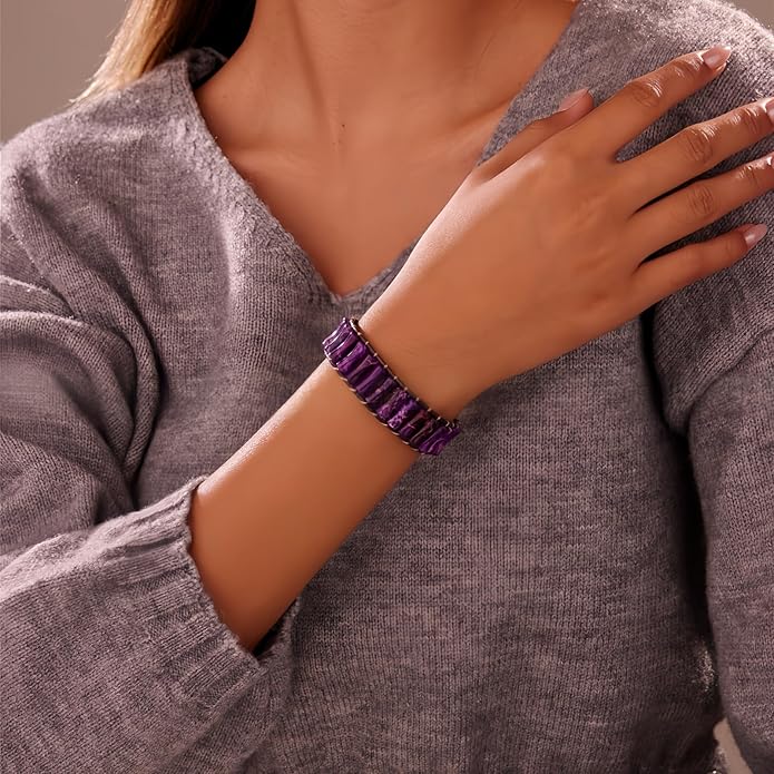 Chakra jewelry gifts Bracelets for Women，Handmade Natural Stone Healing Bracelets，hippie boho Friendship gifts Jewelry for women