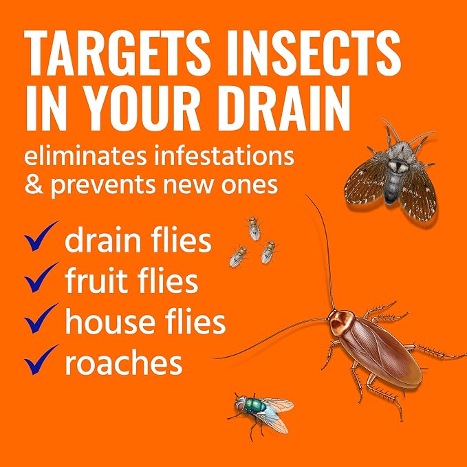 TERRO Drain Insect Killer, Foam Treatment - Image 3
