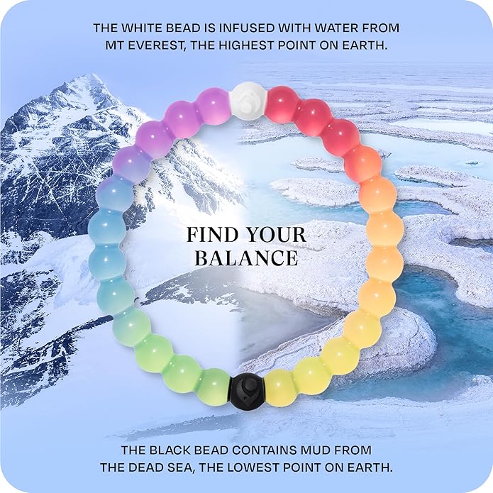 Lokai Bead Bracelets - Colorful Boho Beaded Healing Bracelets for Women & Men - Unique Meaningful Gift For Women & Men For Christmas, Stocking Stuffers