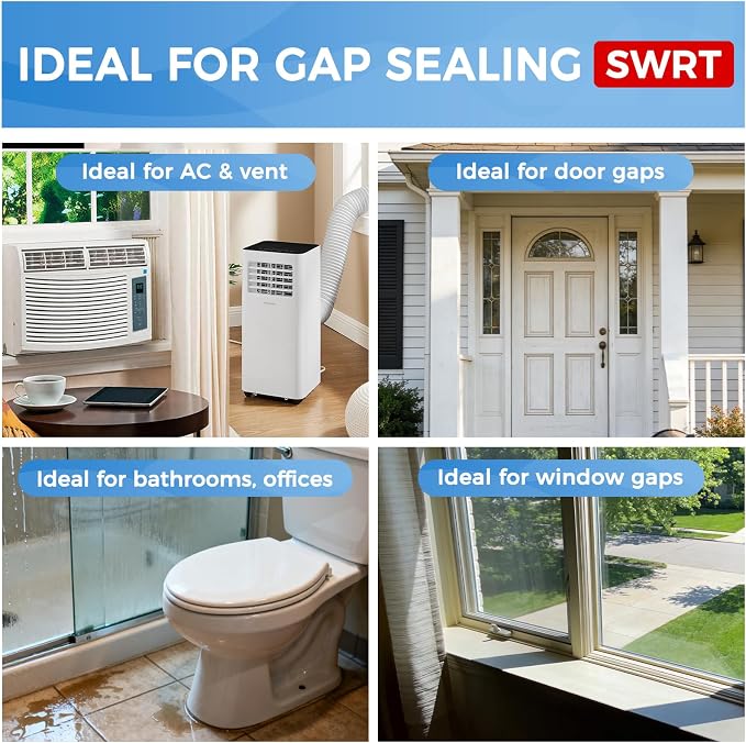 SWRT 2" x30YD 8Mil Window Sealing Tape No Residue | 8 mil thick, heavy duty - Image 8