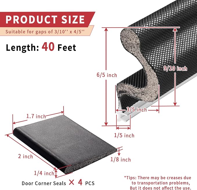 40 Feet Long Reach Weather Stripping Door Seal - Image 5