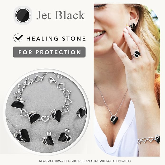 Leafael Infinity love Heart Birthstone Stud Earrings for Women, Valentine's Day Gifts for Mom, Wife, and Her, Silver Plated Birthday Jewelry