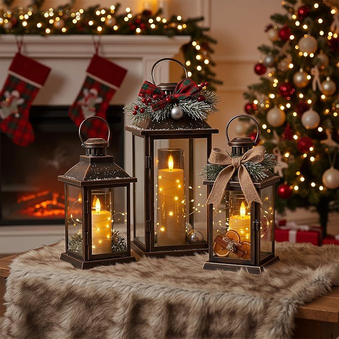 Raycare 7 Pack Flameless Battery Operated Pillar Candles - Image 3