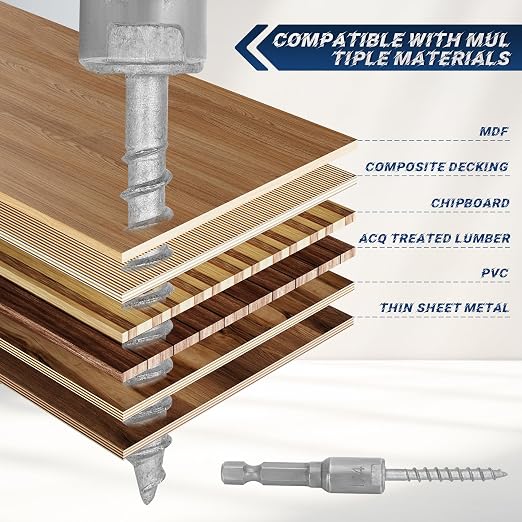 Mech.Galv.#9 x 1-1/2" Joist Hanger Screws-100 Qty, 9112R100 Hurricane Screws | - Image 5
