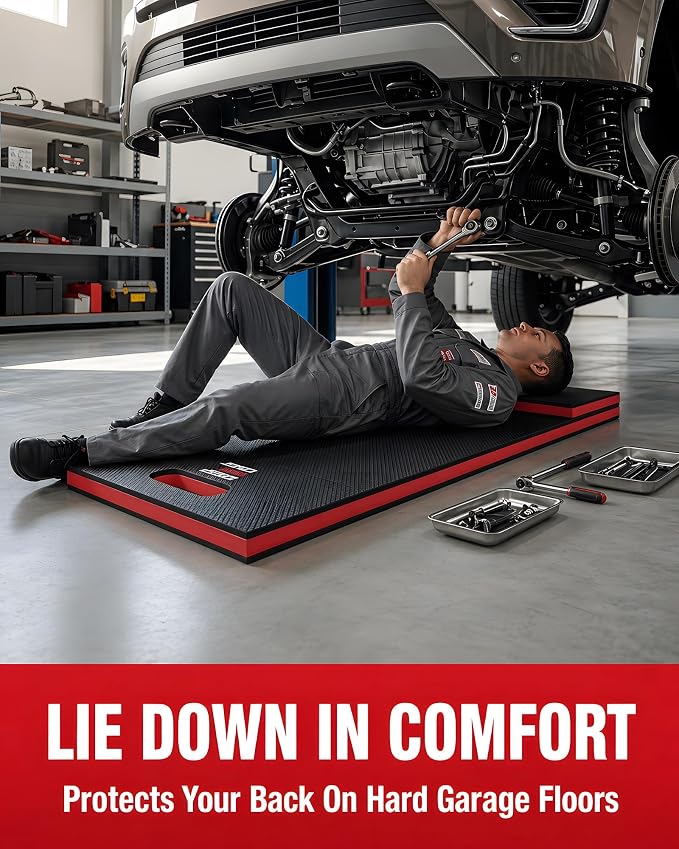Mechanic Mat, 47.2 x 15.7 x 1 Inch Foldable Mechanic Kneeling Pad - Image 4
