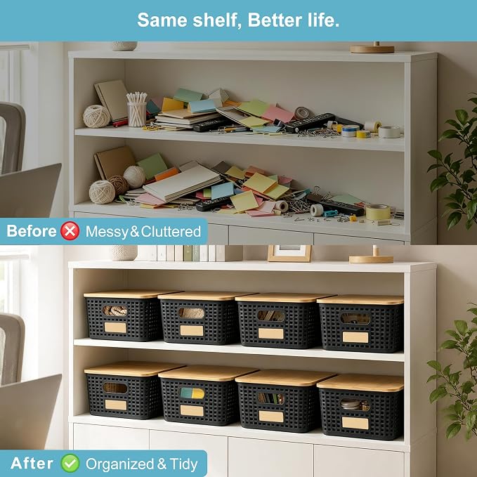 Small Plastic Storage Bins - Image 7