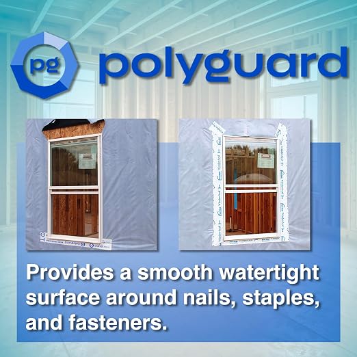POLYGUARD WindowSeal Window and Door Flashing Tape, 4 in x 100 ft Roll - Image 2