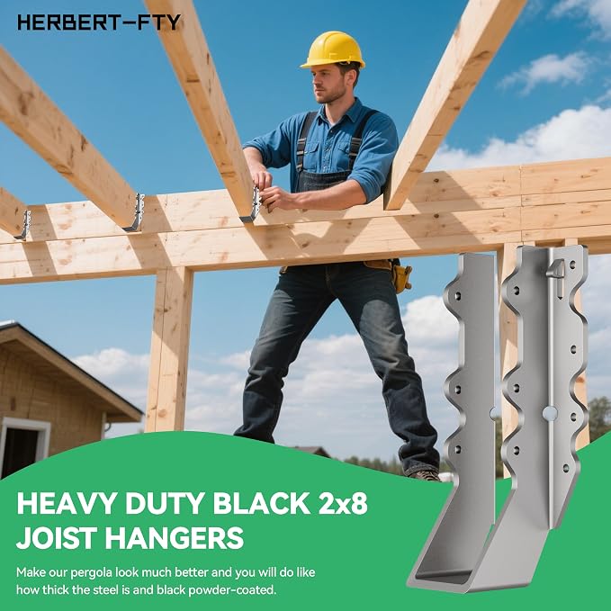 Heavy Duty 2X8 Joist Hanger 14 Gauge LU28 Galvanizing Face Mount Joist Hangers - Image 5