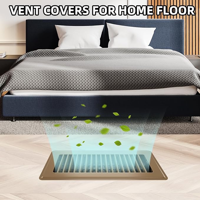 Floor Register 4x14, 4 Pack Floor Vent Covers - Image 6