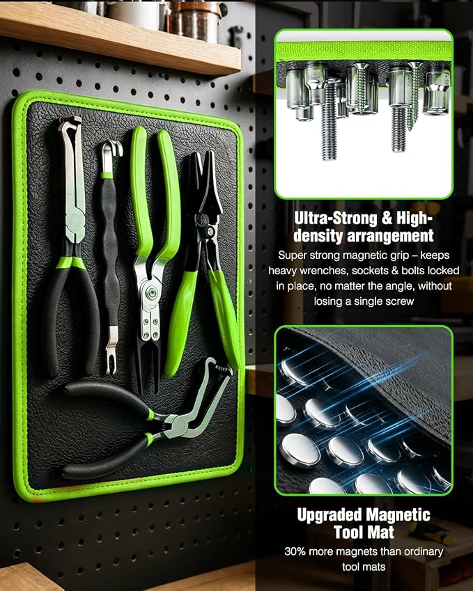 Magnetic Tool Mat & Holder | 12.8"x9.8" Flexible Magnetic Tray - Image 3