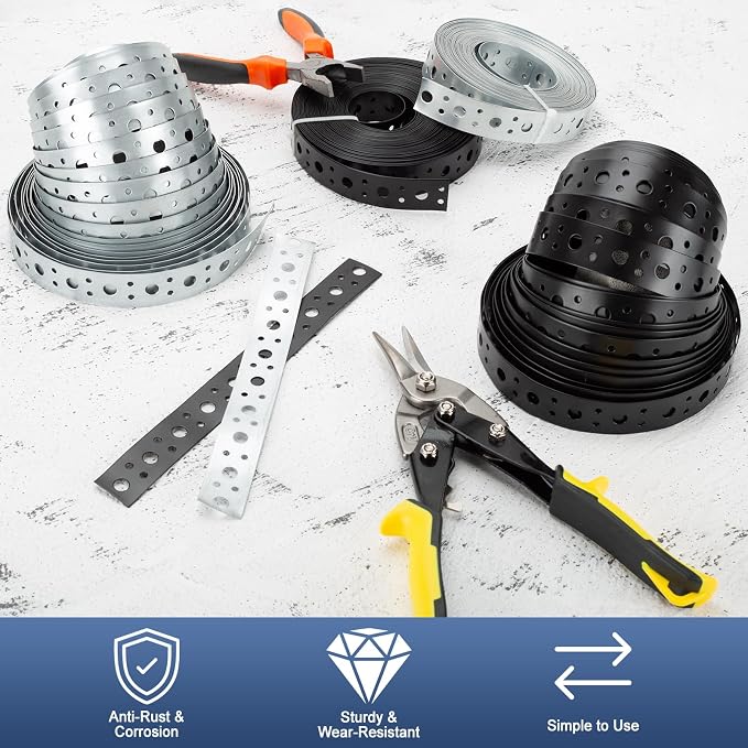 2Pack Metal Strap 1-Inch x 33FT 0.6mm Thickness - Image 7