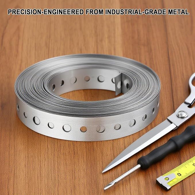 Galvanized Metal Strap 3/4" x 100 FT, Heavy Duty Metal Hanger Strapping - Image 7