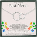 HOPE LOVE SHINE Best Friend Gift for Women - Meaningful BFF Friendship Necklace, Jewelry 16+2", 14k Gold Plated Sterling Silver