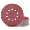 9 Inch 10 Holes Sanding Disc 100 Grit Drywall Sandpaper 30PCS by Awutzut