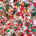 50pcs Cute Slime Charms Mixed Set Resin Flatback for DIY Craft Making and Ornament Scrapbooking Beads Assorted Candy Fruit Cake Christmas Gifts Trellis Resin Ornament Kit Making Supplies